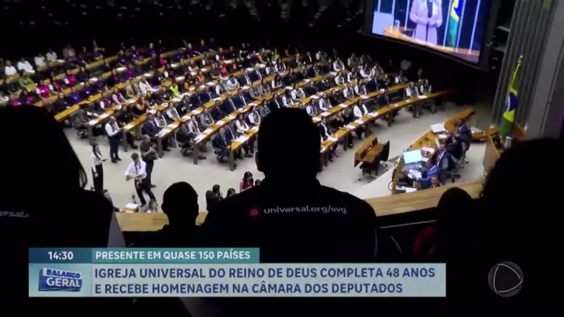 Igreja Universal celebra 48 anos com homenagem na Câmara dos Deputados