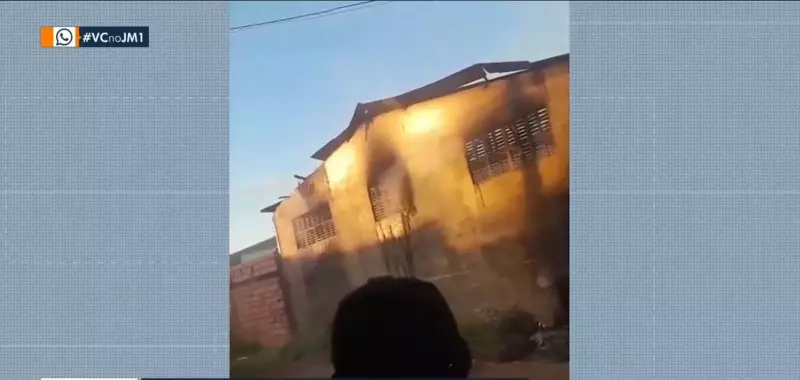 Incêndio de grandes proporções atinge centro de reciclagem no Parque Amazonas, em Imperatriz