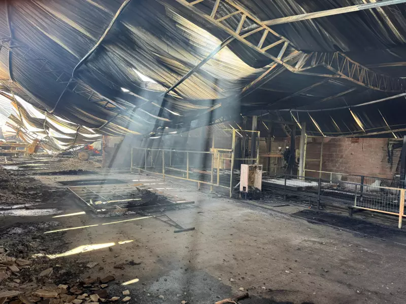 Incêndio de grandes proporções destrói fábrica de móveis em Água Branca, Piauí