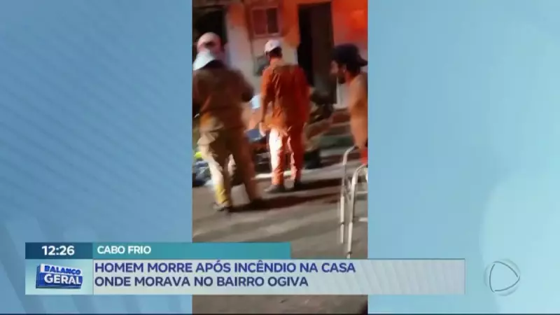 Incêndio em Cabo Frio, RJ, deixa homem de 58 anos morto: saiba detalhes