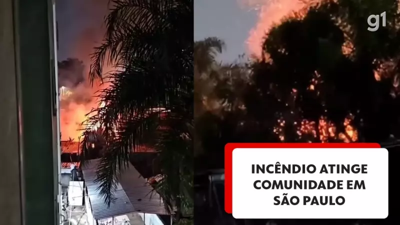 Incêndio em comunidade na Zona Norte de SP deixa uma vítima fatal: saiba detalhes