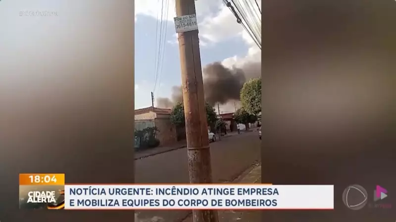 Incêndio em oficina de Ribeirão Preto mobiliza Corpo de Bombeiros e assusta moradores