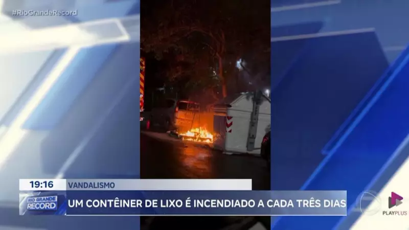 Incêndios em contêineres de recicláveis causam prejuízo de R$ 700 mil em Porto Alegre — veja os detalhes