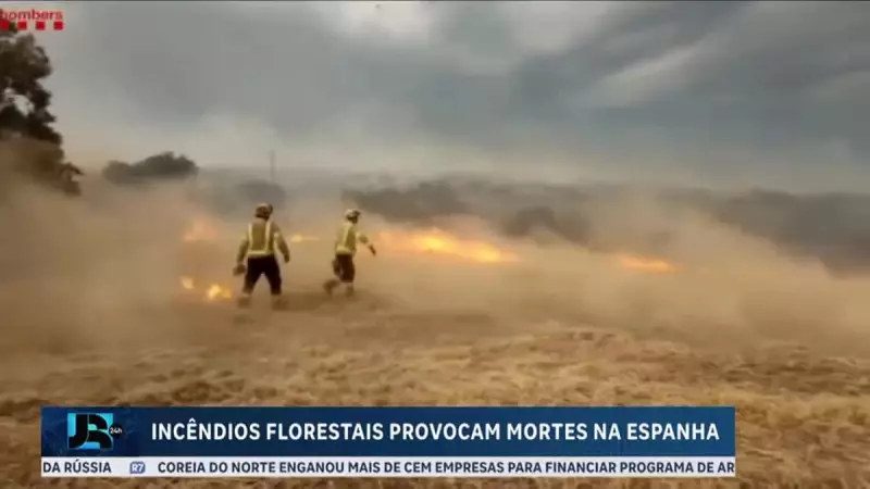 Incêndios florestais na Espanha deixam vítimas e alertam para crise climática