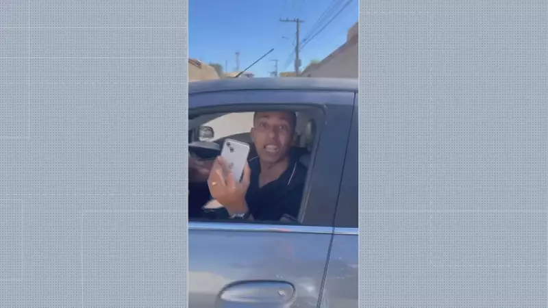 Influenciador Ben Mendes agride motociclista após discussão no trânsito; vídeo viraliza