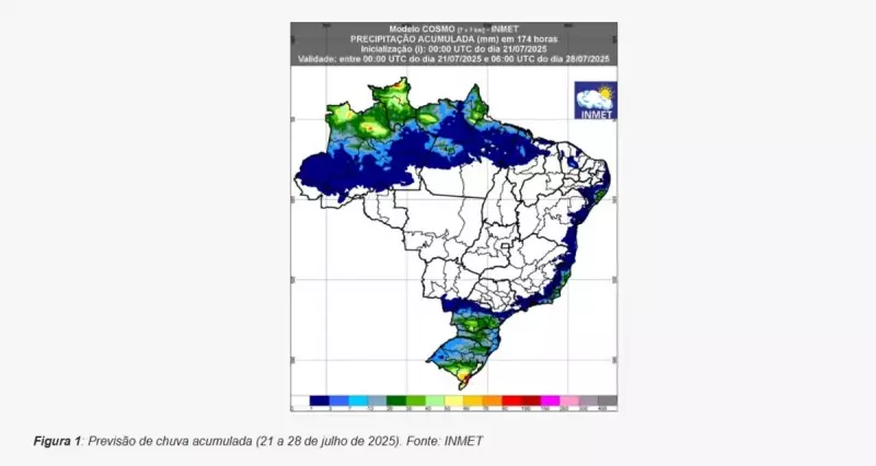 INMET atualiza previsão do tempo: saiba onde vai chover e esquentar no Brasil