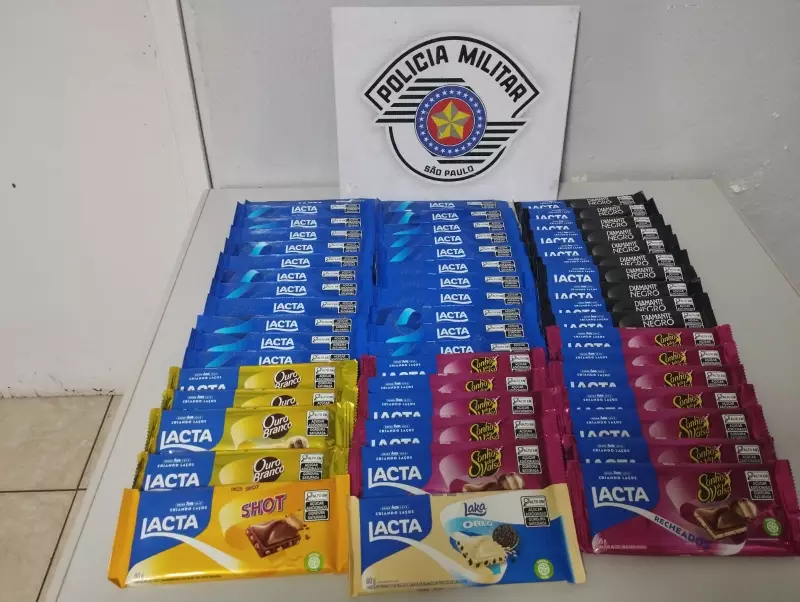 Irmãos são presos após furtar mais de 50 barras de chocolate em hipermercado de Presidente Prudente