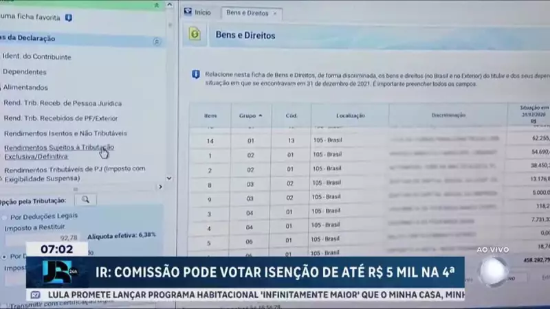 Isenção de IR para quem ganha até R$ 5.000 pode ser votada na Câmara nesta quarta