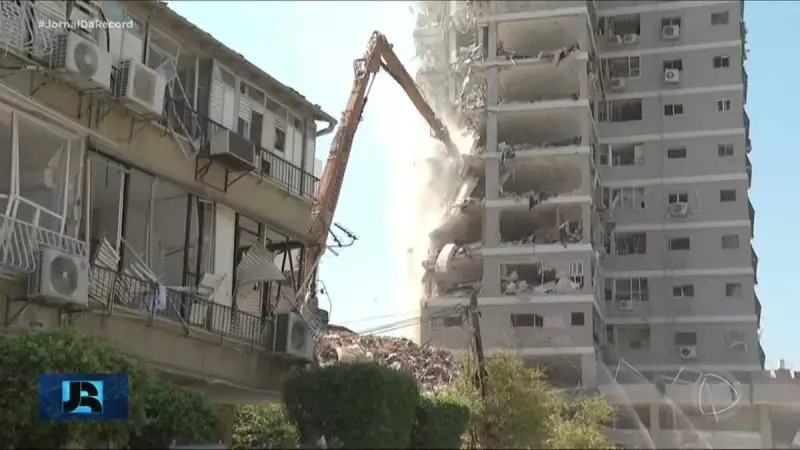 Israel inicia demolição para reconstruir imóveis destruídos em ataques do Irã