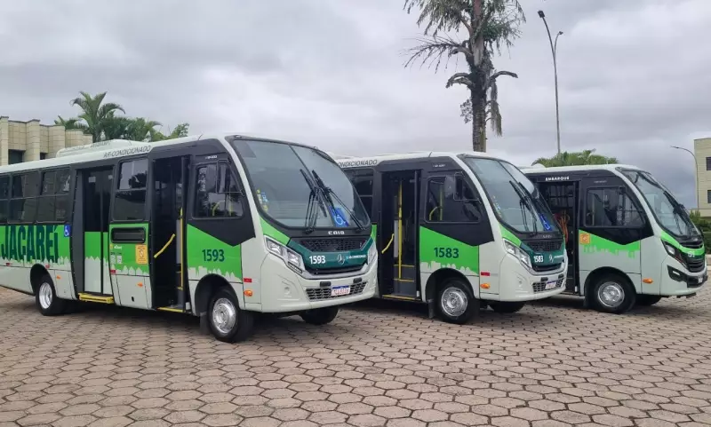 Jacareí moderniza frota com micro-ônibus climatizados e sustentáveis