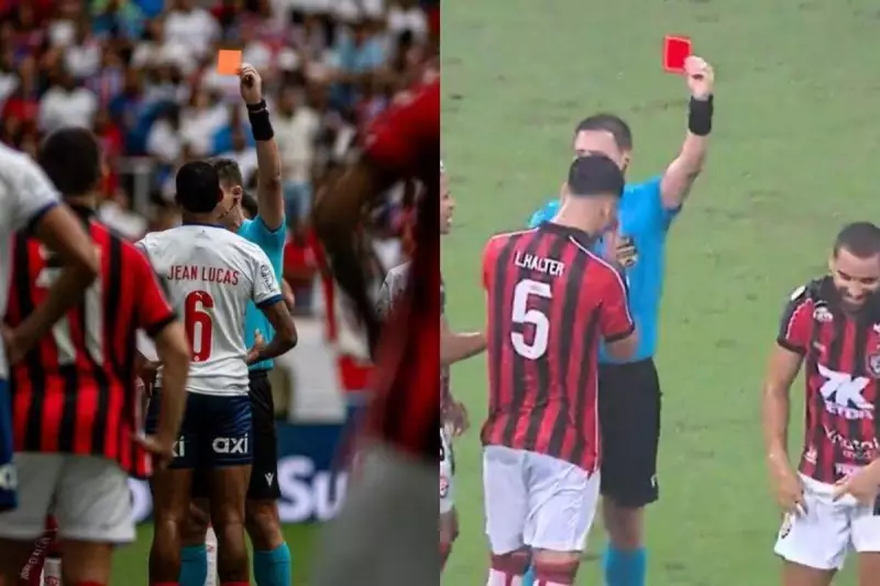 Jean Lucas e Pepê levam punição do STJD após expulsão em clássico Ba-Vi — veja detalhes
