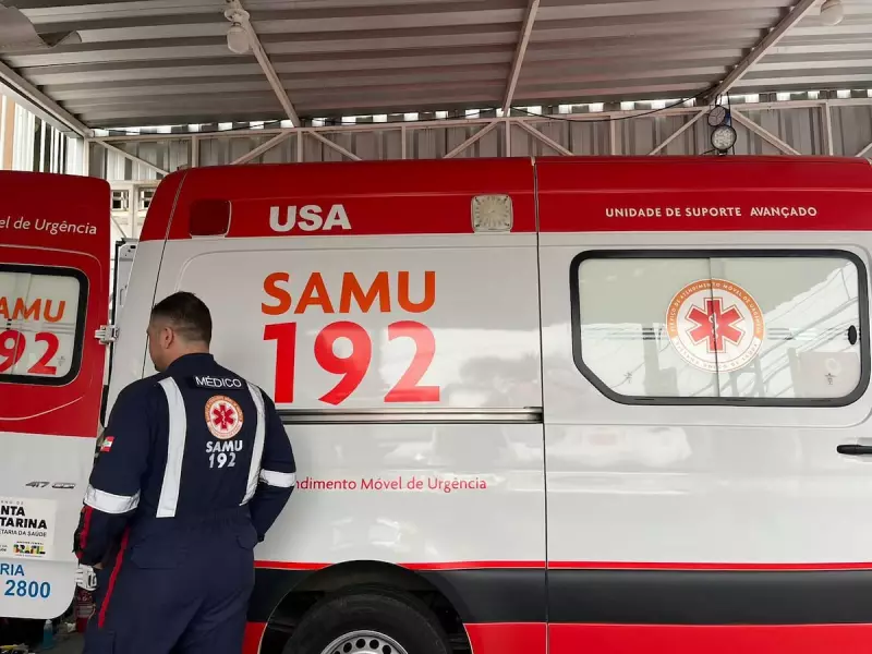 Joinville lidera acionamentos do SAMU em SC: casos graves preocupam