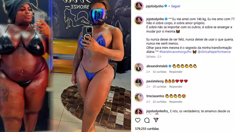 Jojo Todynho revela transformação pós-cirurgia bariátrica: 'Me amei com 146 kg'
