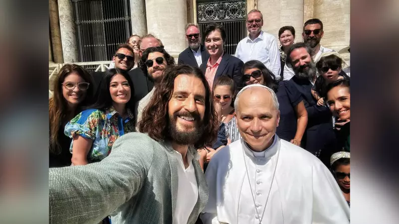 Jonathan Roumie, o Jesus de 'The Chosen', encontra o Papa Francisco: saiba os detalhes