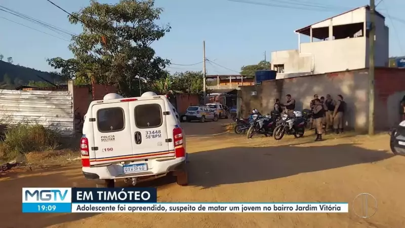 Jovem de 17 anos é detido após suposto assassinato a tiros em Timóteo, MG