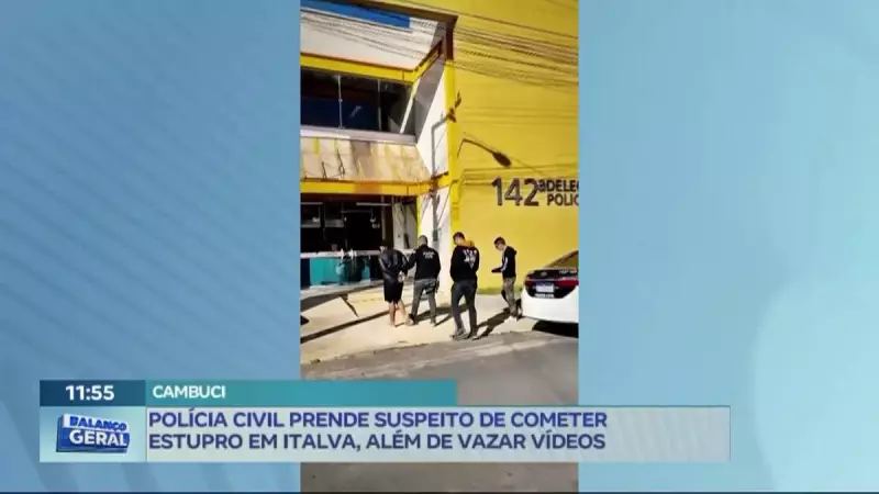 Jovem de 18 anos é preso por suspeita de estupro de vulnerável em Cambuci, RJ