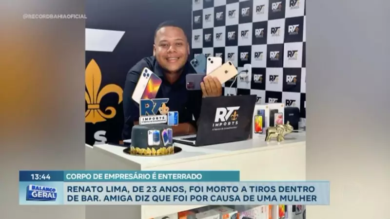 Jovem empresário de 23 anos é assassinado a tiros em bar de Candeias, BA
