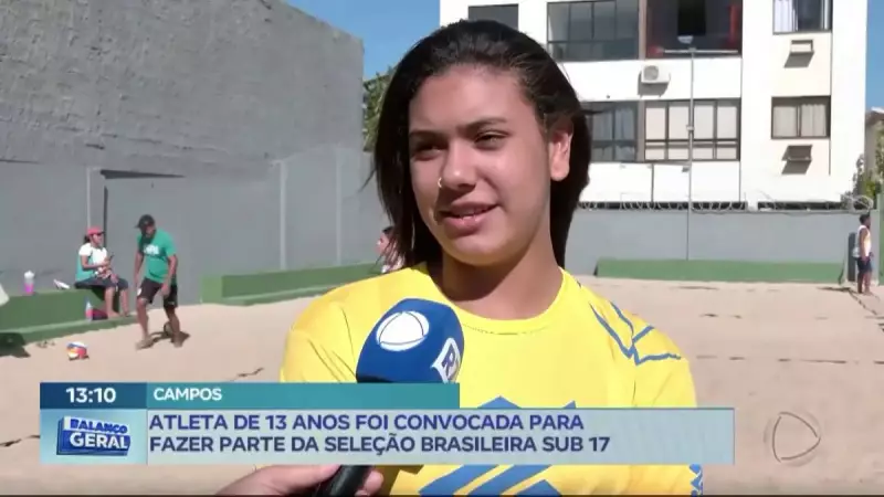 Jovem promessa do futebol feminino: Atleta de 13 anos é convocada para a Seleção Brasileira Sub-17