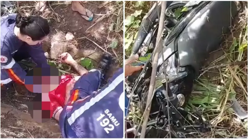 Jovem sofre acidente grave após colisão com poste em Santarém: veja detalhes