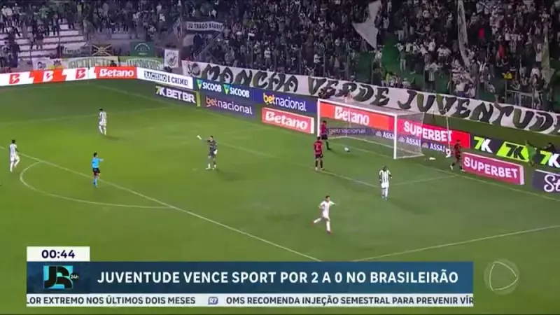 Juventude vence o Sport Recife em jogo eletrizante pela 13ª rodada do Brasileirão