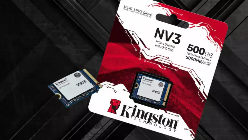 Kingston lança SSD NV3 compacto: solução perfeita para o Steam Deck