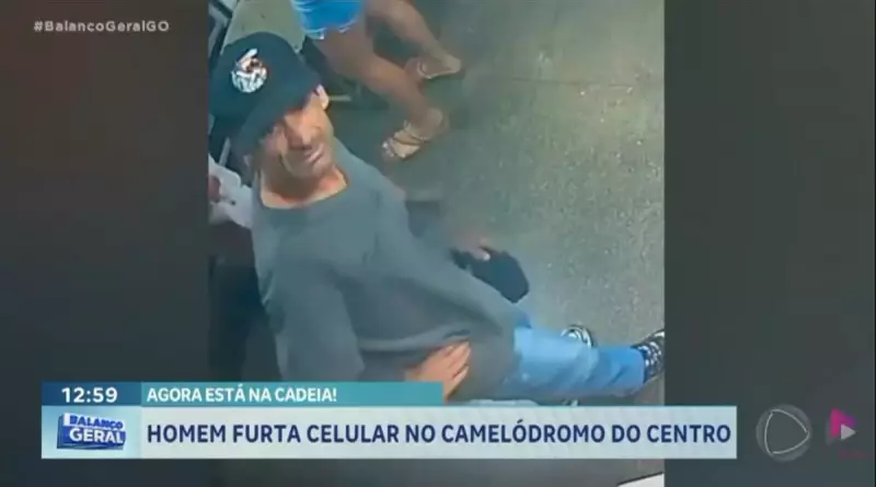Ladrão reincidente é preso após furtar celular em camelódromo no centro de Goiânia