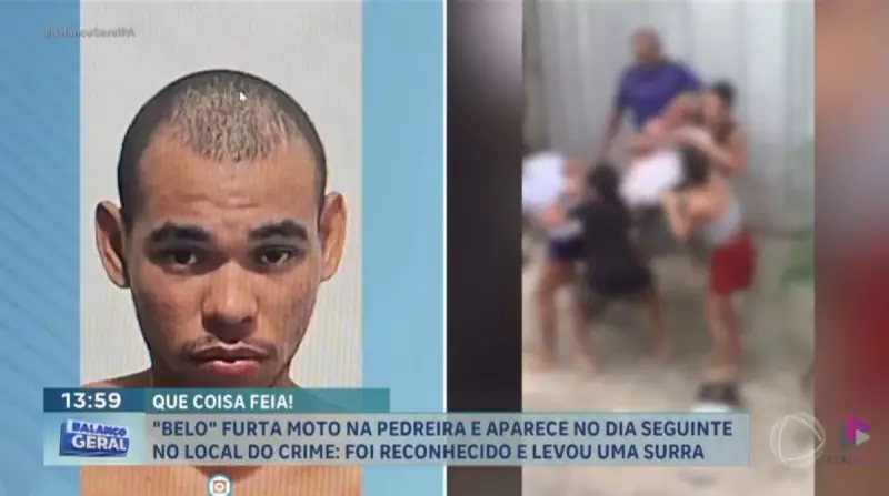 Ladrão volta ao local do crime em Belém e leva surra memorável de moradores