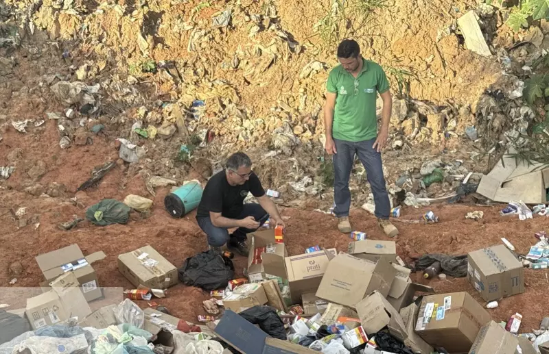 Lâminas, agulhas e medicamentos são encontrados em lixão no Acre: risco à saúde pública