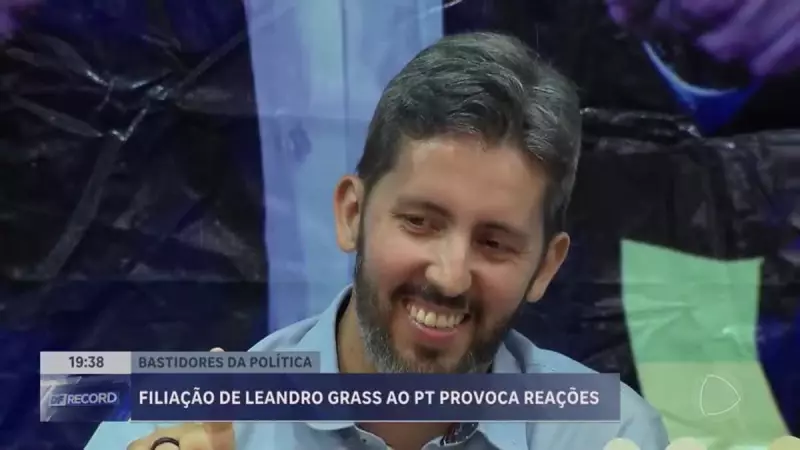 Leandro Grass surpreende ao se filiar ao PT: reações acaloradas dividem opiniões