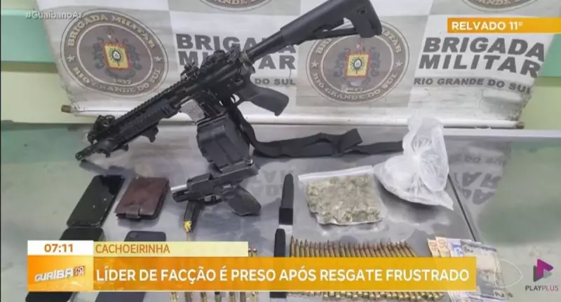 Líder de facção preso após tentativa de resgate em Cachoeirinha (RS) — veja detalhes