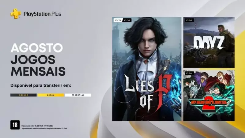 Lies of P, DayZ e My Hero chegam ao PS Plus em agosto — confira os destaques!