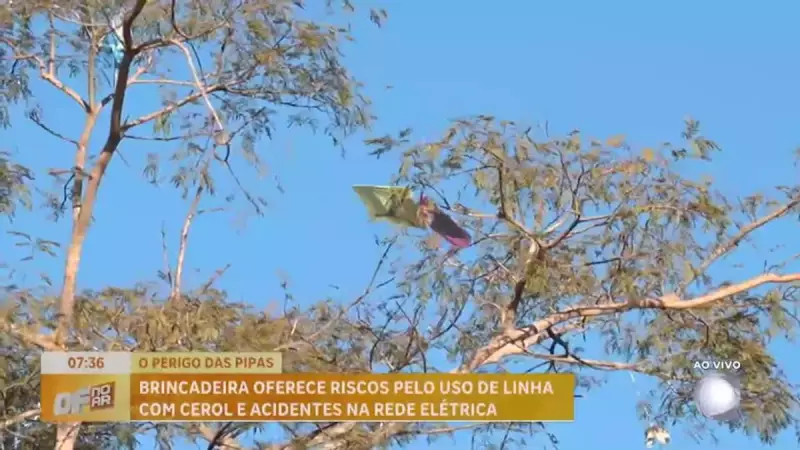 Linhas cortantes em pipas causam danos à rede elétrica no Distrito Federal
