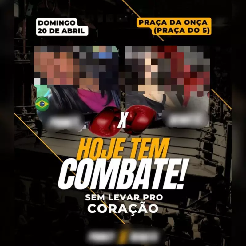 Lutas clandestinas entre adolescentes em Boa Vista: eventos eram anunciados nas redes sociais