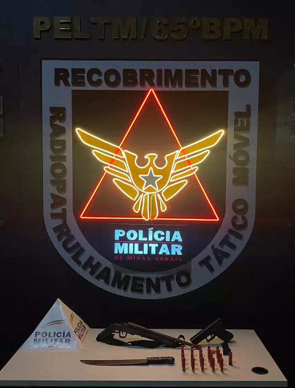 Mãe esconde arma do filho após briga por bezerro e ele acaba preso por ameaça em MG