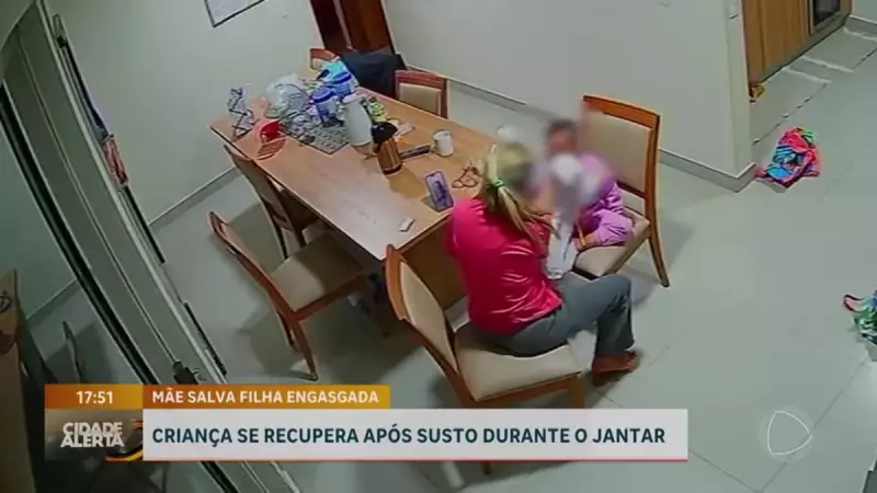 Mãe vira heroína ao salvar filha de engasgo com manobra rápida — Veja o vídeo emocionante!