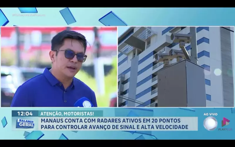 Manaus intensifica fiscalização com 20 radares ativos para conter excesso de velocidade e avanço de sinal