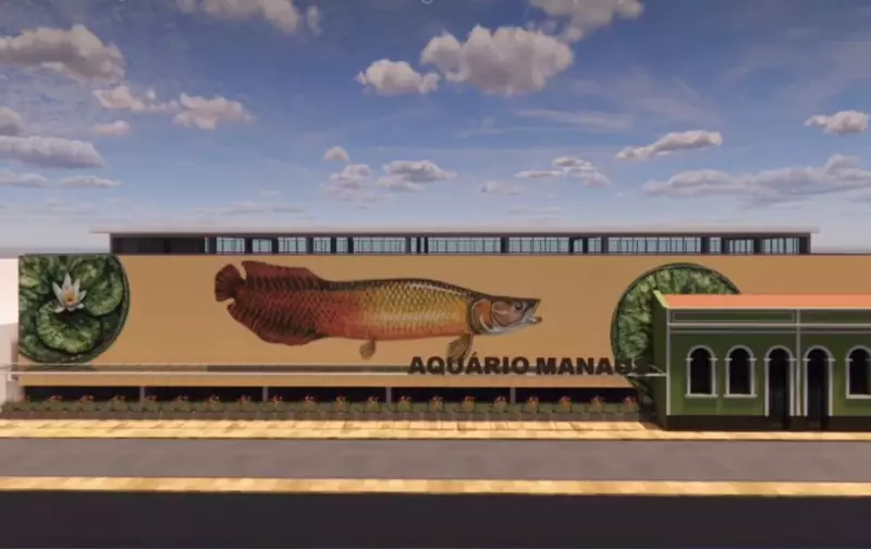 Manaus terá aquário de cinco andares com vista deslumbrante para o Rio Negro, anuncia prefeitura