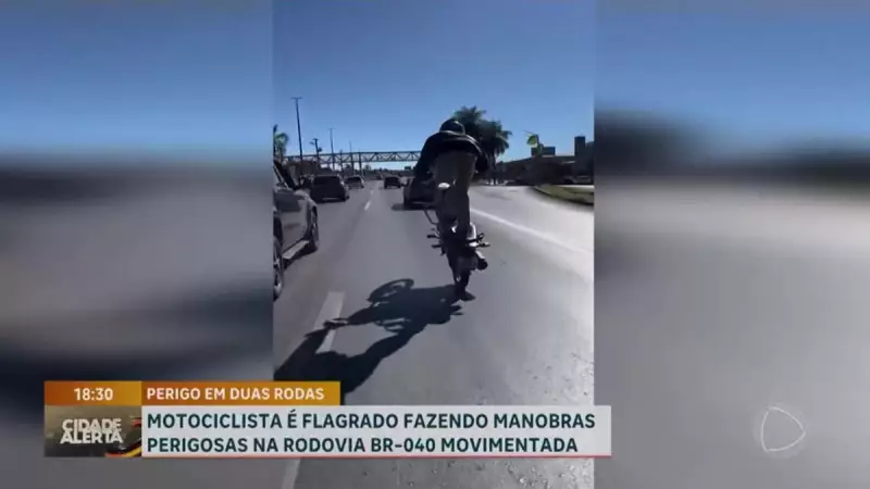Manobras arriscadas na BR-040 viralizam e acendem alerta sobre segurança no trânsito