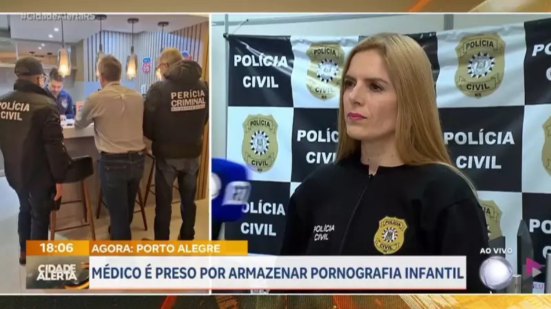 Médico preso em Porto Alegre por armazenar pornografia infantil: detalhes chocantes