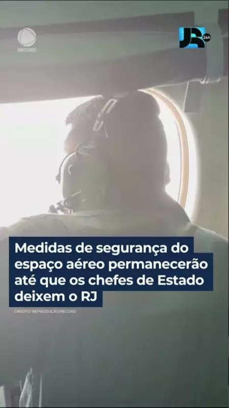 Medidas de segurança no RJ continuam durante cúpula de chefes de estado