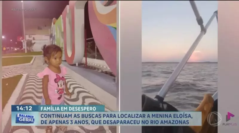 Menina de 3 anos desaparece após cair no Rio Amazonas: buscas continuam intensas