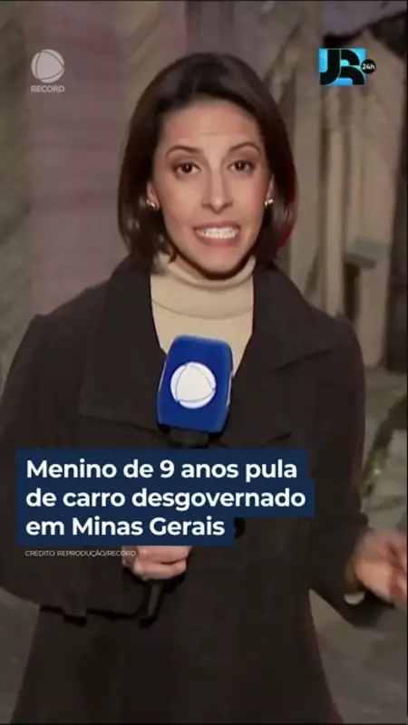 Menino de 9 anos salta de carro desgovernado em MG e vira herói por um triz — veja o vídeo chocante!