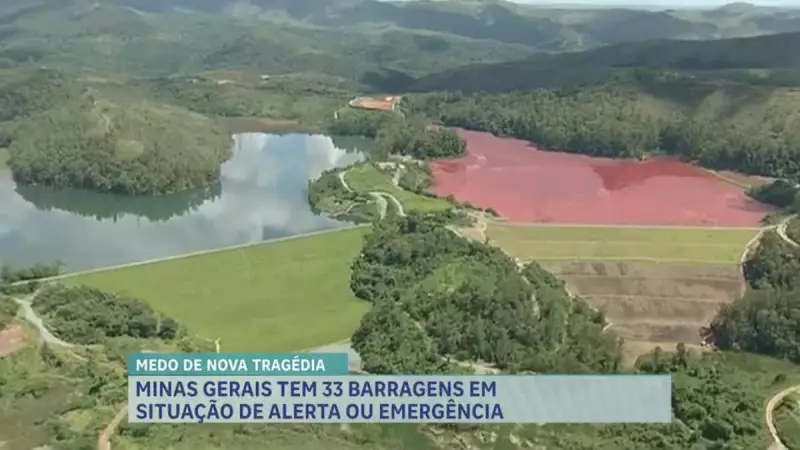 Minas Gerais em alerta: 33 barragens com risco de rompimento, duas em nível máximo de emergência