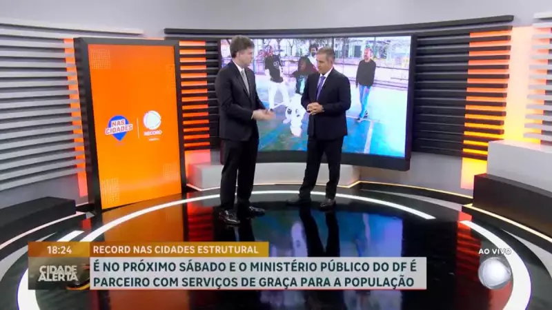 Ministério Público do DF marca presença no Record TV — saiba o que esperar da cobertura na Cidade Estrutural
