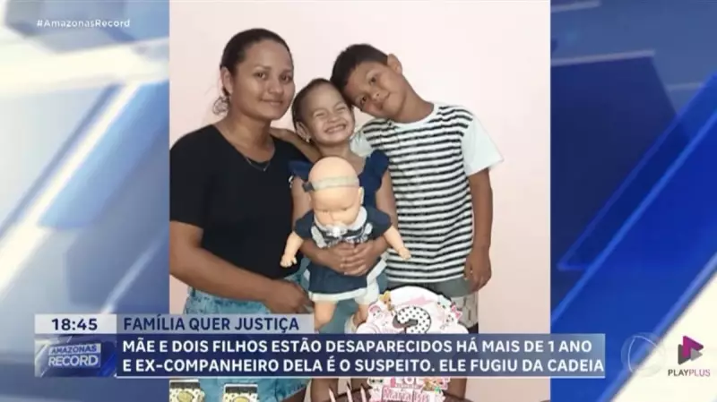 Mistério em Tefé: Família Desesperada Busca Respostas Após Desaparecimento de Mãe e Filhos