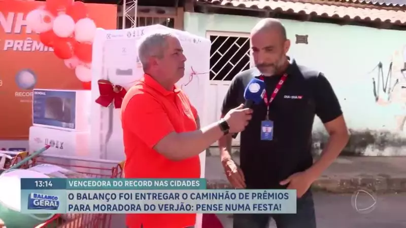 Moradora do Varjão, DF, ganha caminhão de prêmios em sorteio emocionante