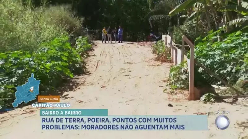 Moradores de bairros na Grande BH sofrem com ruas de terra e falta de infraestrutura