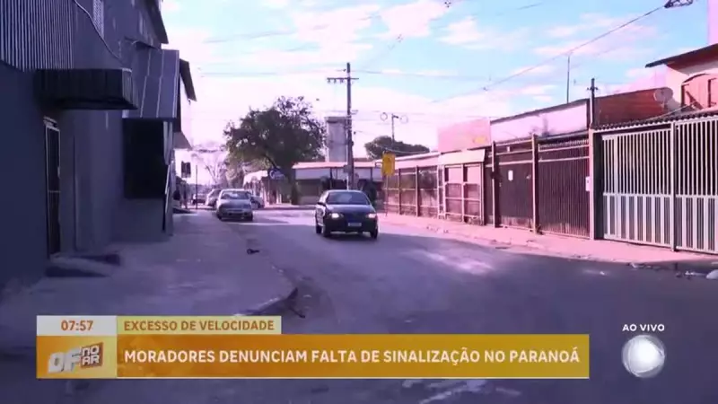 Moradores do Paranoá (DF) denunciam falta de sinalização e riscos no trânsito: 'Situação crítica'