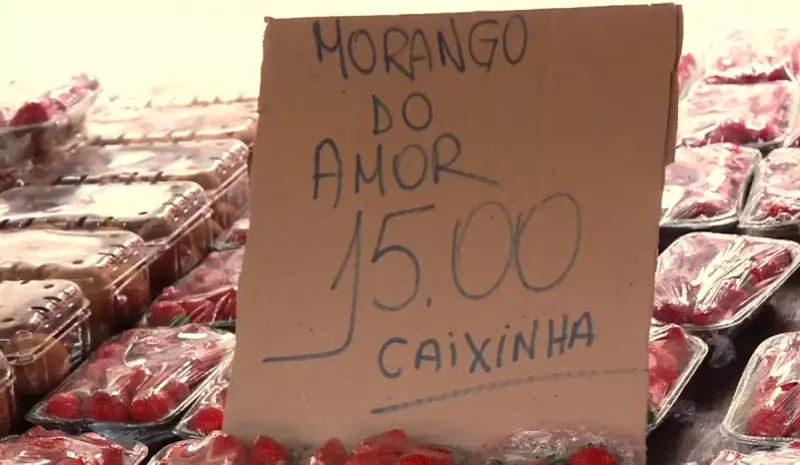 Morango do Amor faz preços explodirem nas feiras da Grande Vitória — saiba por quê