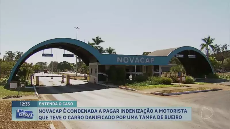 Motorista do DF receberá indenização da Novacap após danos causados por tampa de bueiro